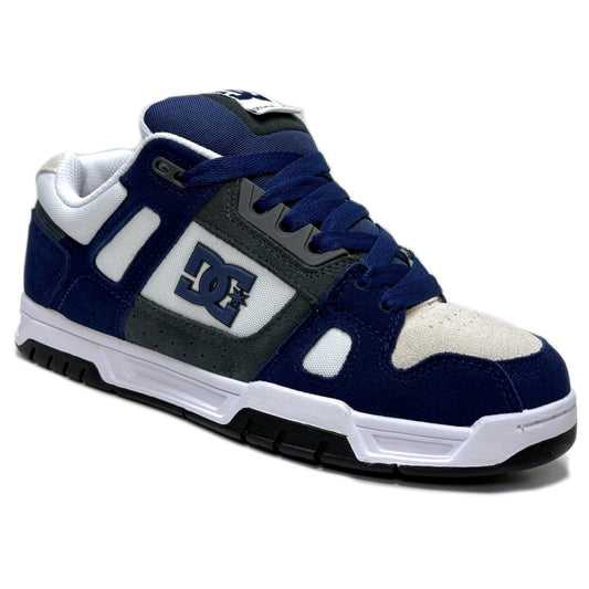 DC SHOES STAG BLUE GREY WHITE TRAINERS