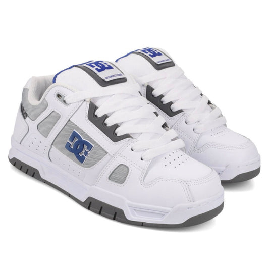 DC SHOES STAG WHITE BLUE GREY TRAINERS