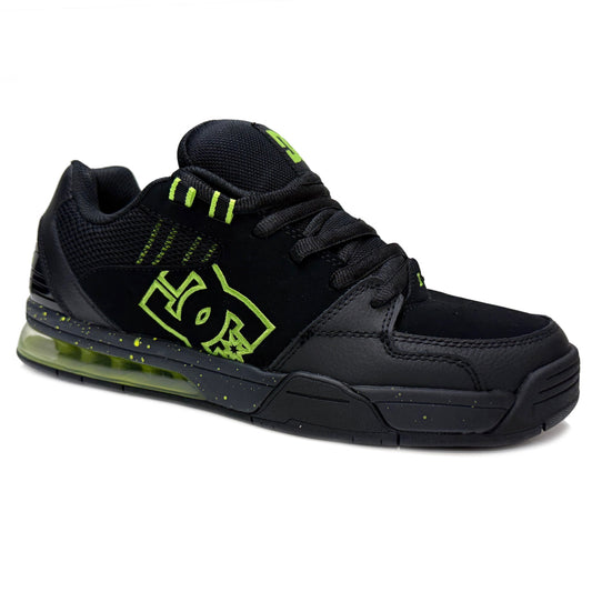 DC SHOES VERSATILE LE BLACK LIME TRAINERS