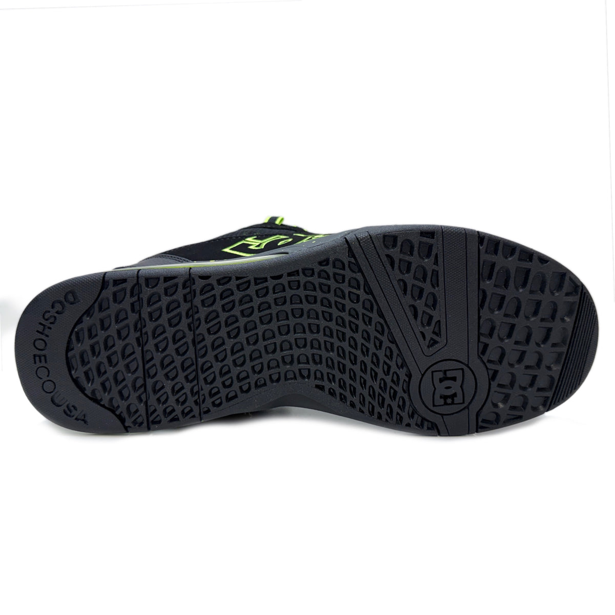DC SHOES VERSATILE LE BLACK LIME TRAINERS