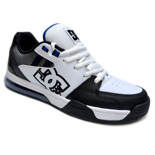 DC SHOES VERSATILE WHITE BLACK BLUE TRAINERS