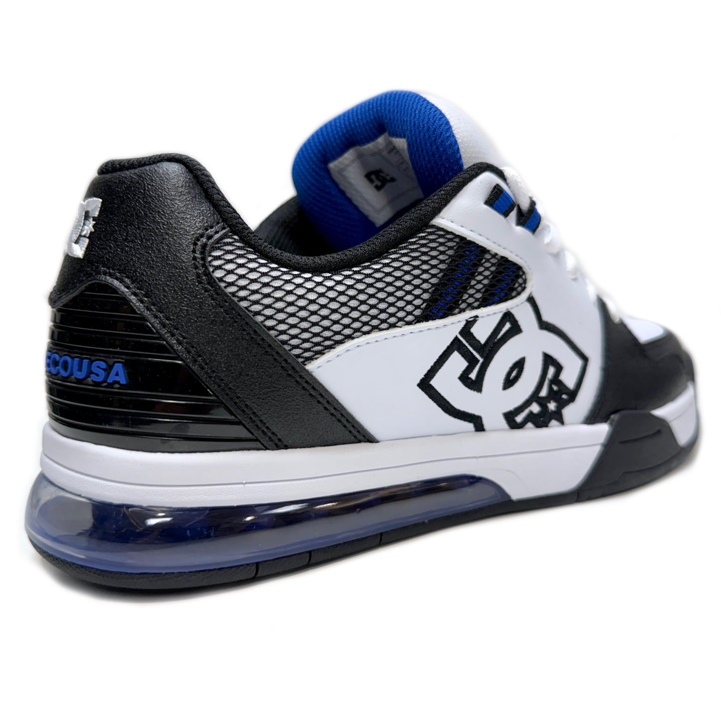 DC SHOES VERSATILE WHITE BLACK BLUE TRAINERS