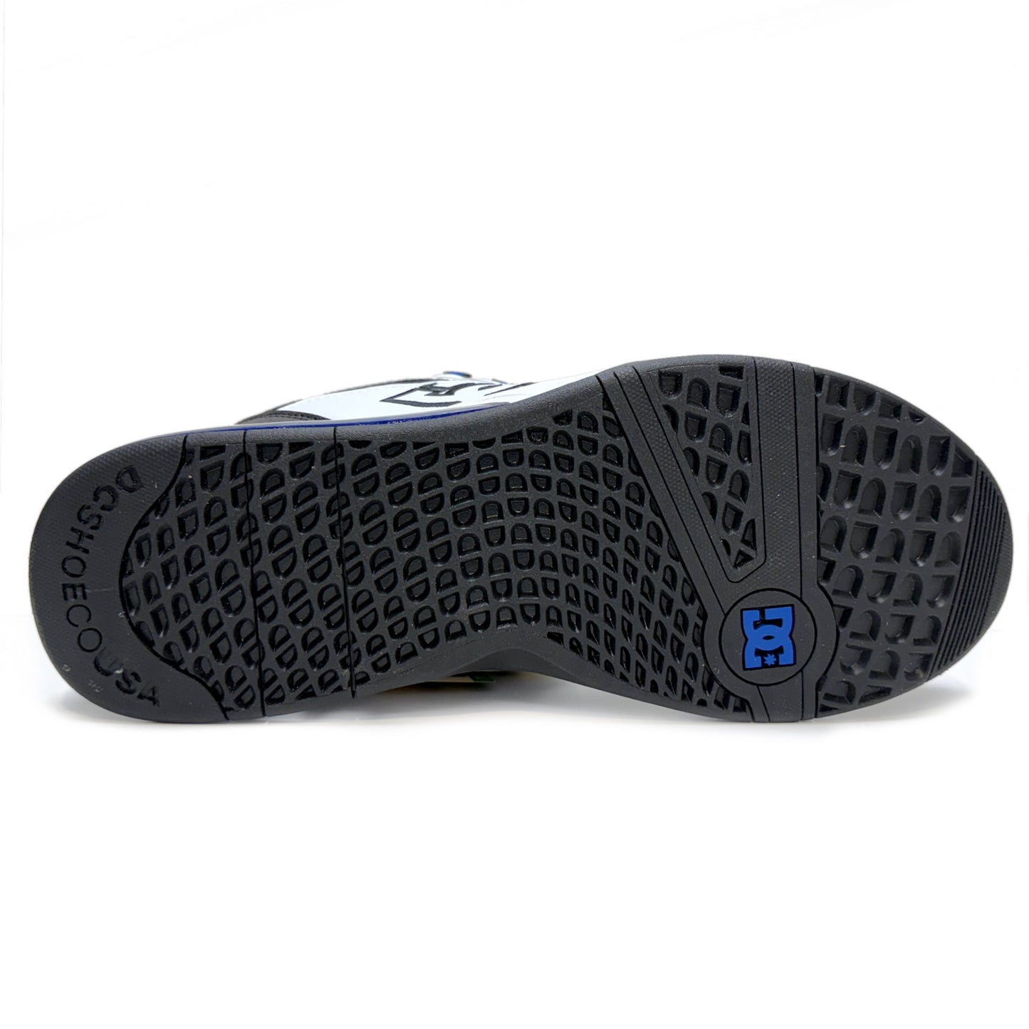 DC SHOES VERSATILE WHITE BLACK BLUE TRAINERS
