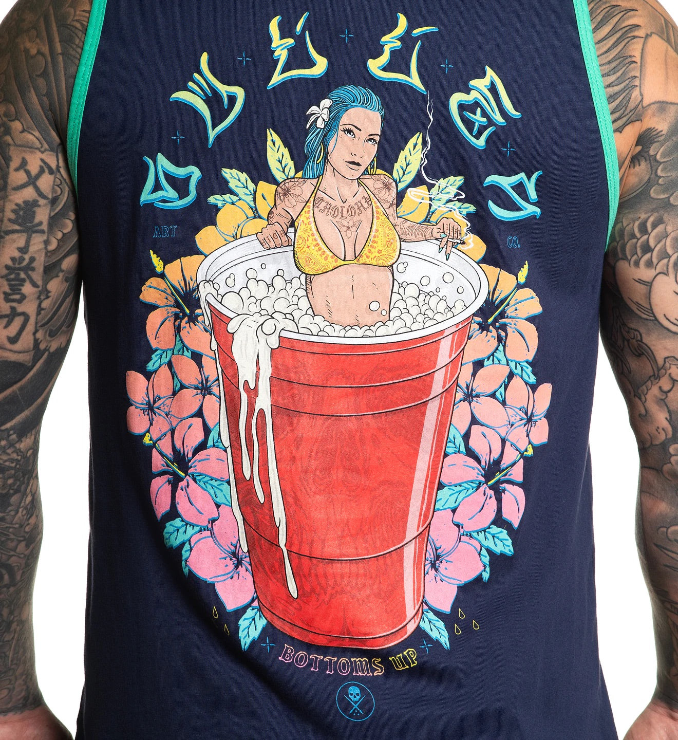 SULLEN CLOTHING SOLOHA TANK VEST T-SHIRT (M)