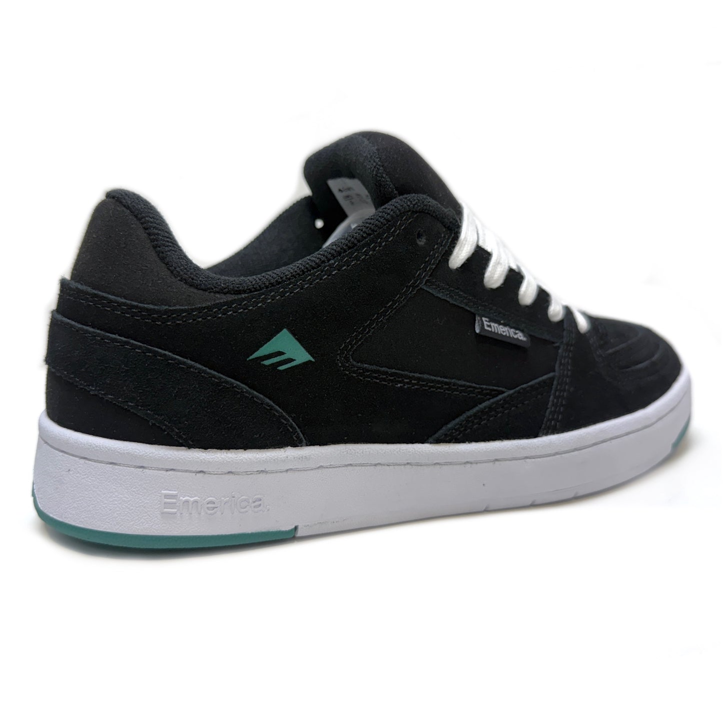 EMERICA MUTE BLACK & WHITE TRAINERS