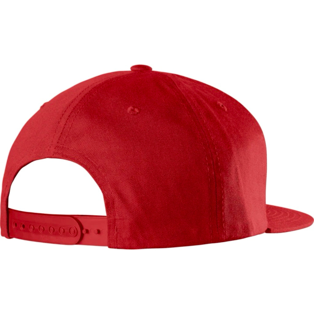 ETNIES CORP RED & WHITE SNAPBACK CAP