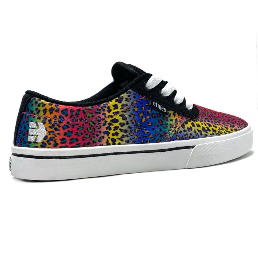 ETNIES JAMESON 2 BLACK PINK GREEN WOMEN'S TRAINERS (UK 2.5)