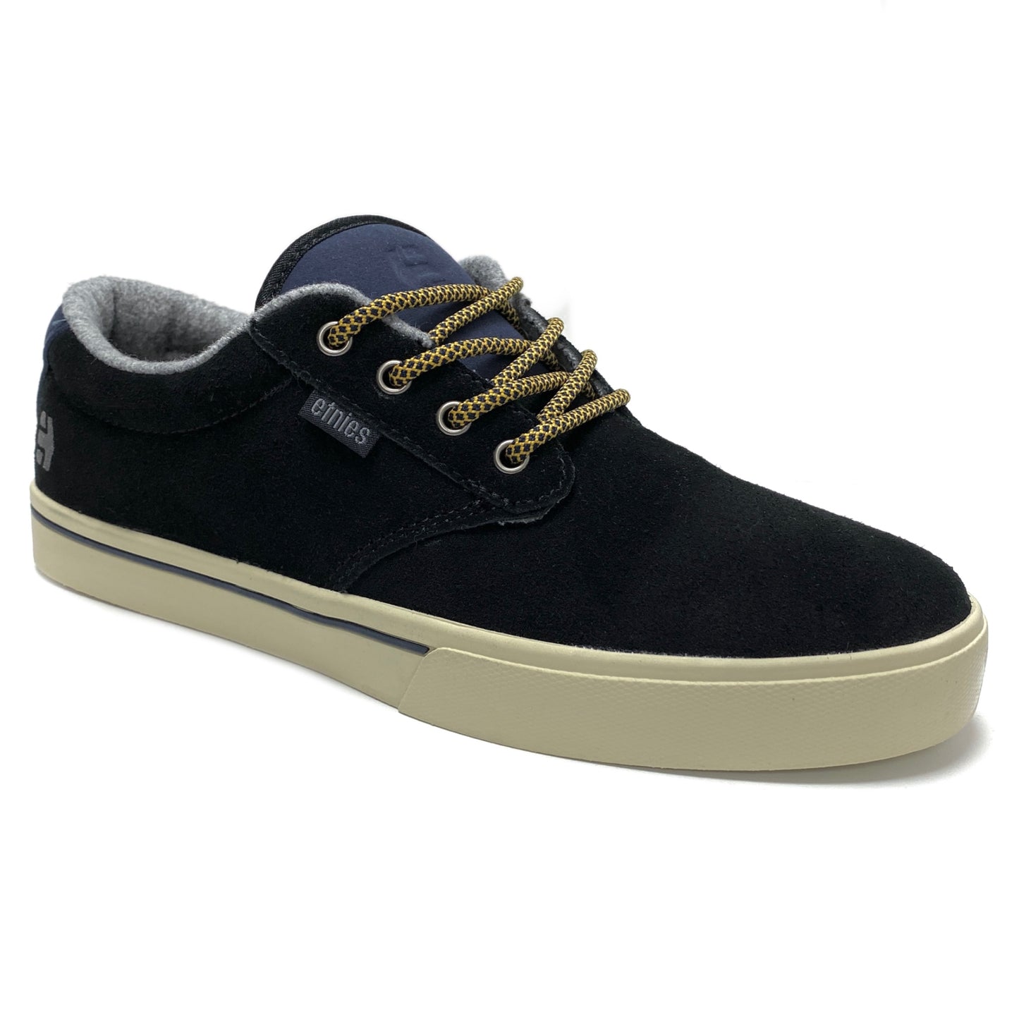 ETNIES JAMESON 2 BLACK TAN TRAINERS