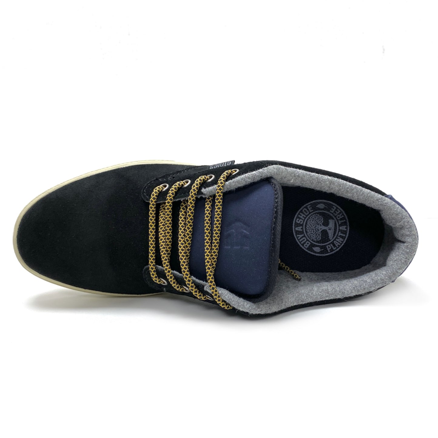ETNIES JAMESON 2 BLACK TAN TRAINERS