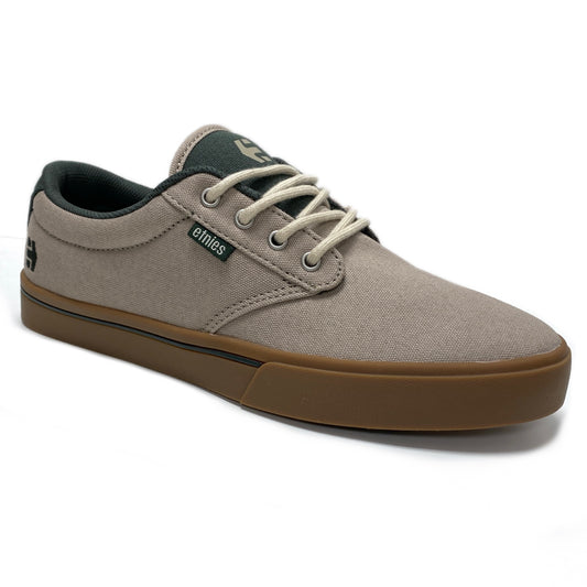 ETNIES JAMESON 2 ECO TAN GREEN GUM TRAINERS