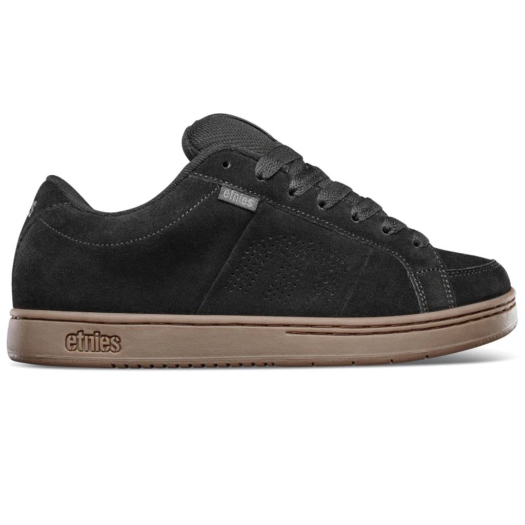 ETNIES KINGPIN BLACK DARK GREY GUM TRAINERS