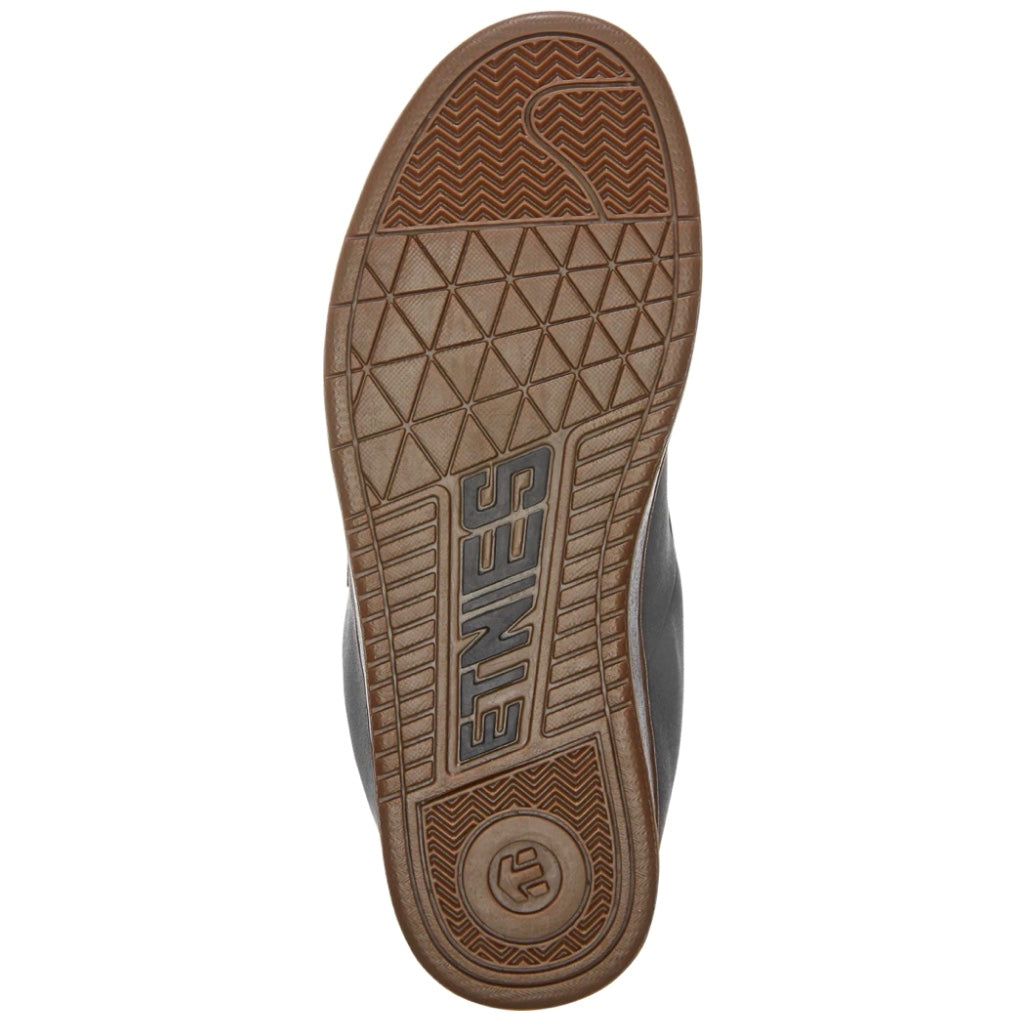 ETNIES KINGPIN GREY BLACK GUM TRAINERS