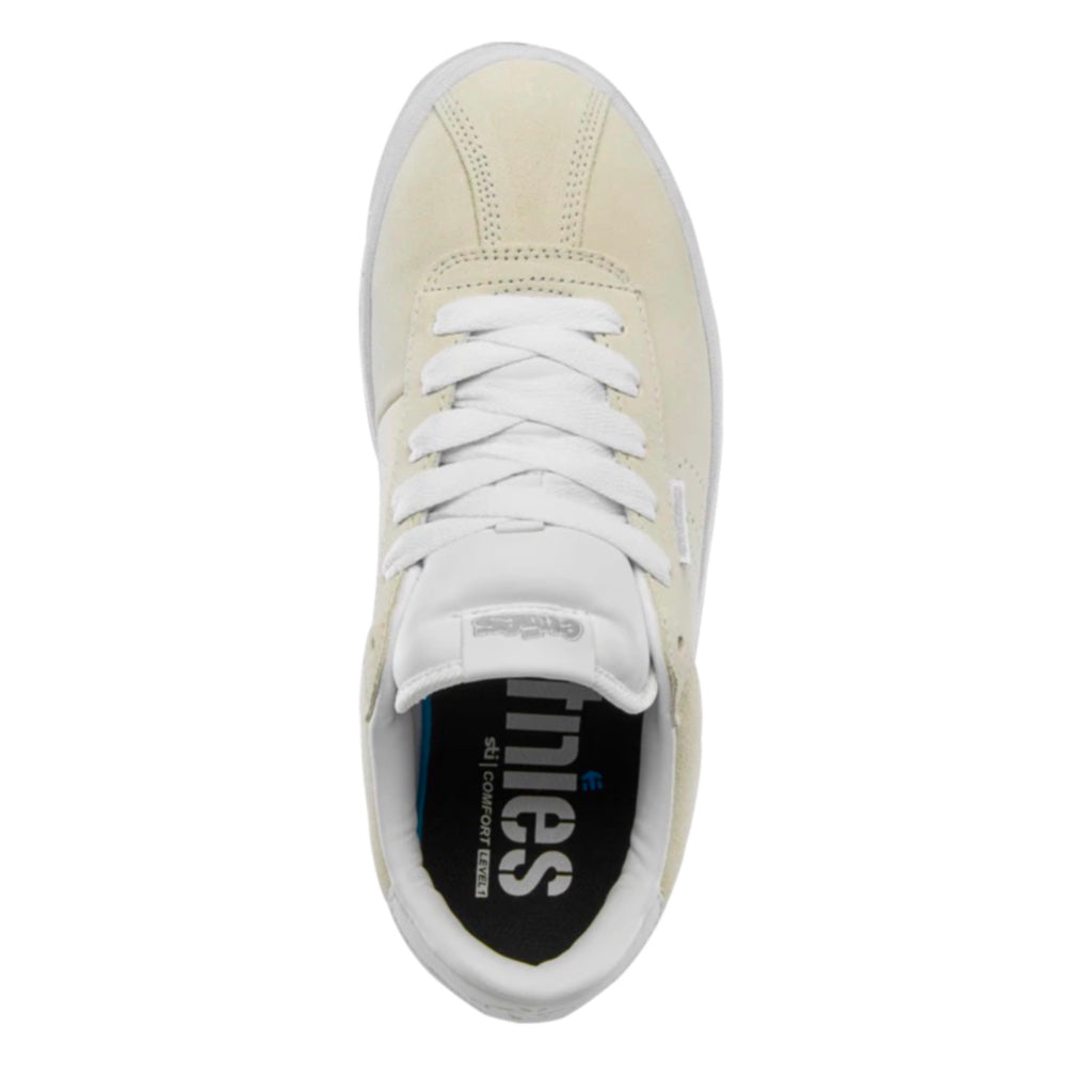 ETNIES SCAM WHITE WHITE TRAINERS
