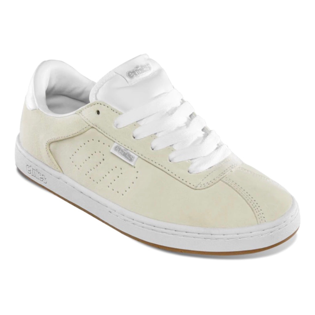 ETNIES SCAM WHITE WHITE TRAINERS