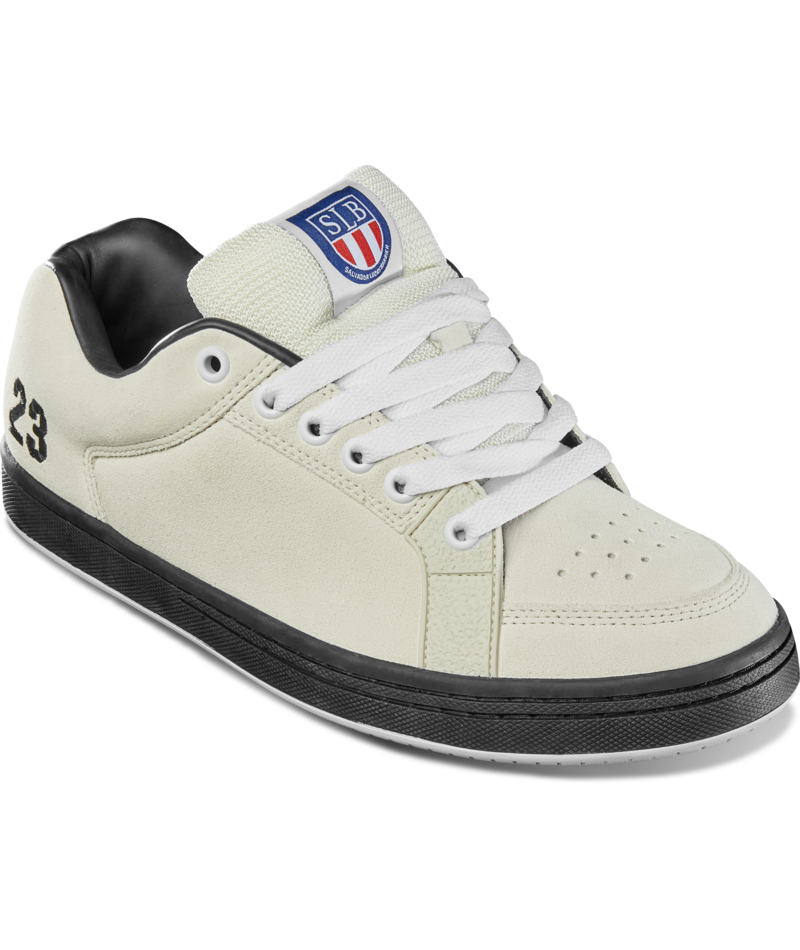 ETNIES SAL23 WHITE BLACK TRAINERS