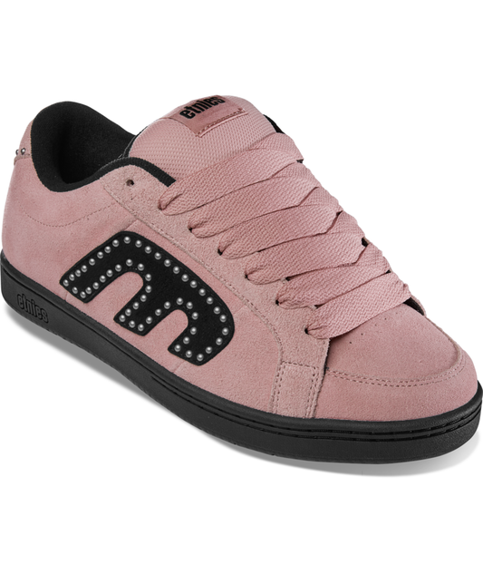 ETNIES KINGPIN PINK BLACK TRAINERS