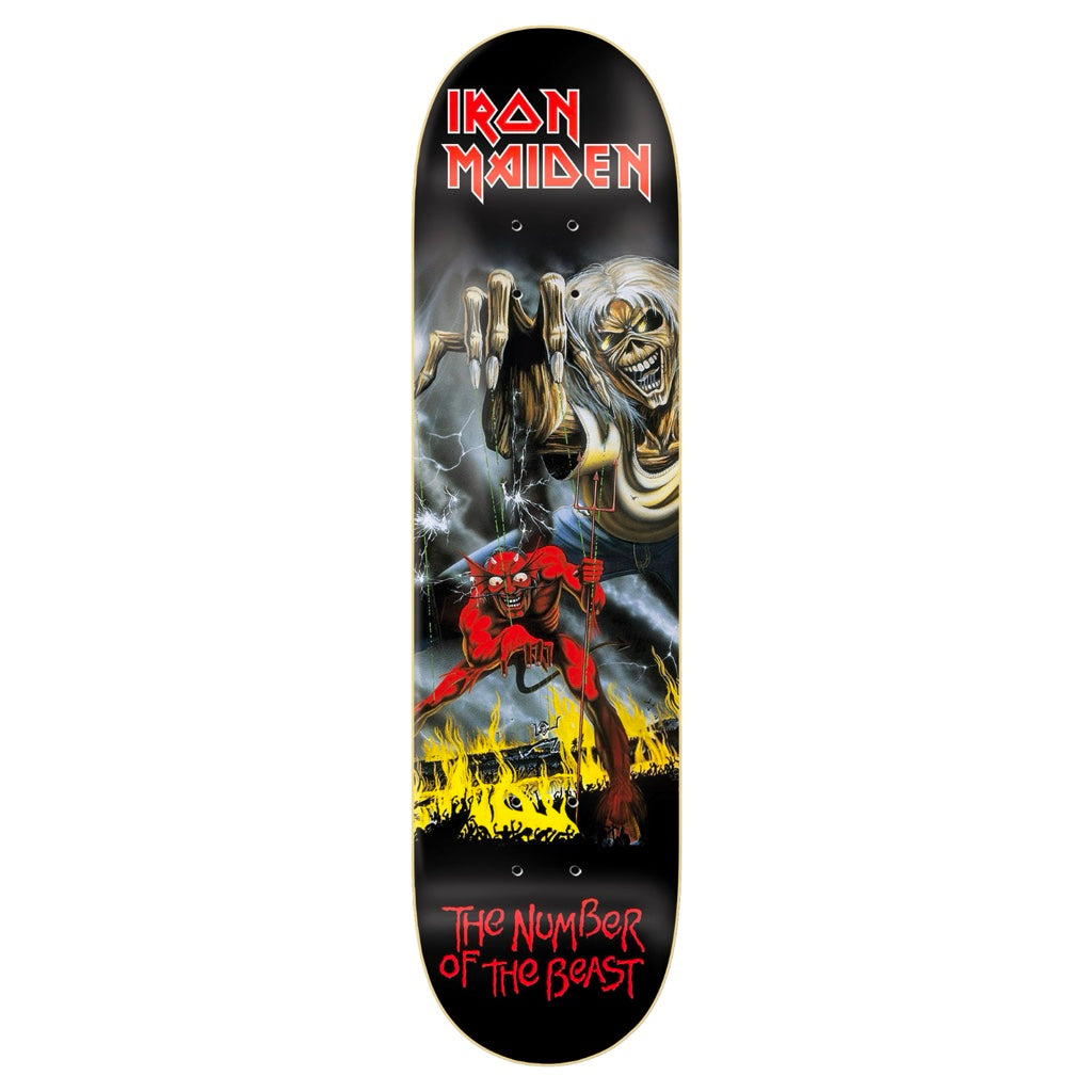 IRON MAIDEN NUMBER OF THE BEAST ZERO SKATEBOARD DECK 8.00”