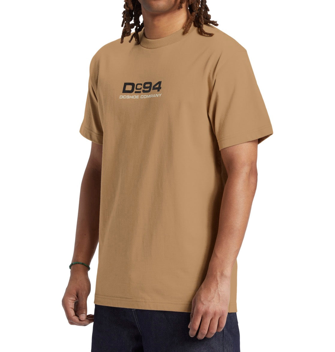 DC SHOES COMPASS INCENSE BEIGE T-SHIRT