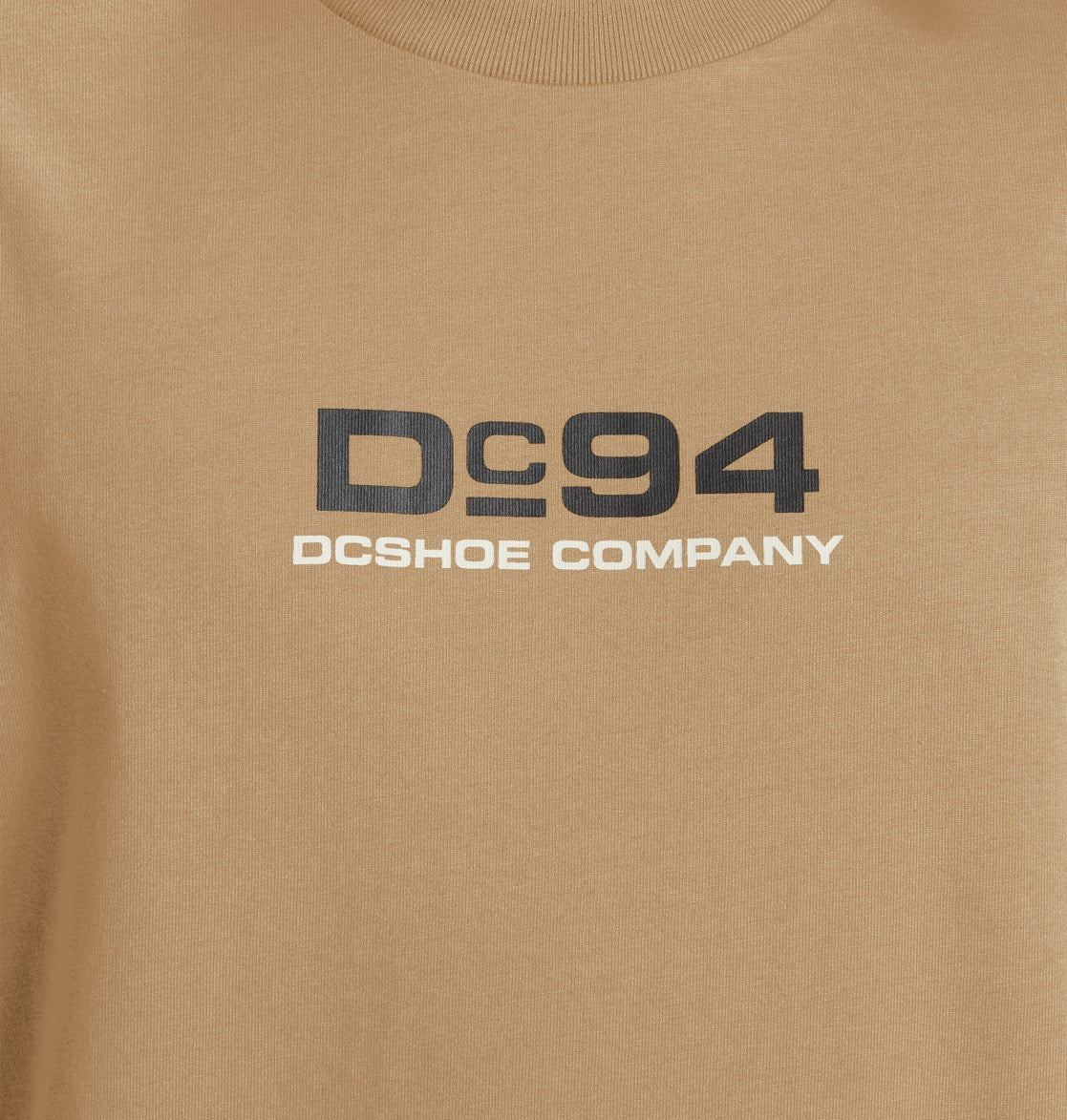DC SHOES COMPASS INCENSE BEIGE T-SHIRT