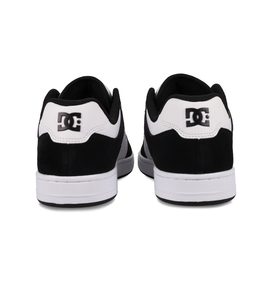 DC SHOES MANTECA 4 WHITE & BLACK TRAINERS