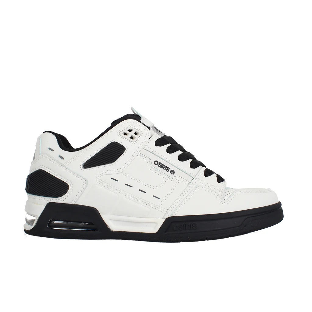 OSIRIS SHOES PERIL EGGSHELL WHITE BLACK TRAINERS