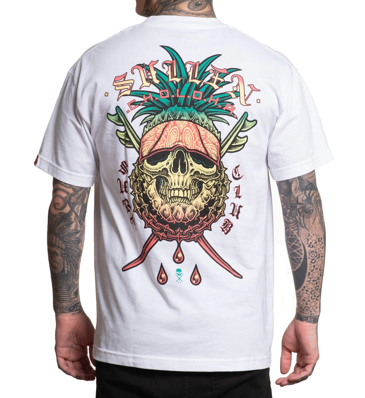 SULLEN CLOTHING CHOLOHA SURF CLUB WHITE STANDARD T-SHIRT