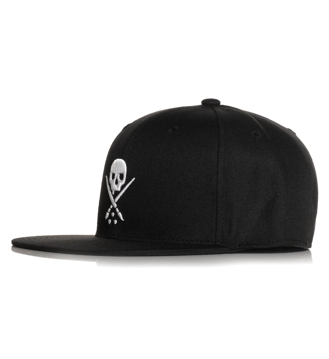 SULLEN CLOTHING BADGE FITTED HAT BLACK & WHITE CAP