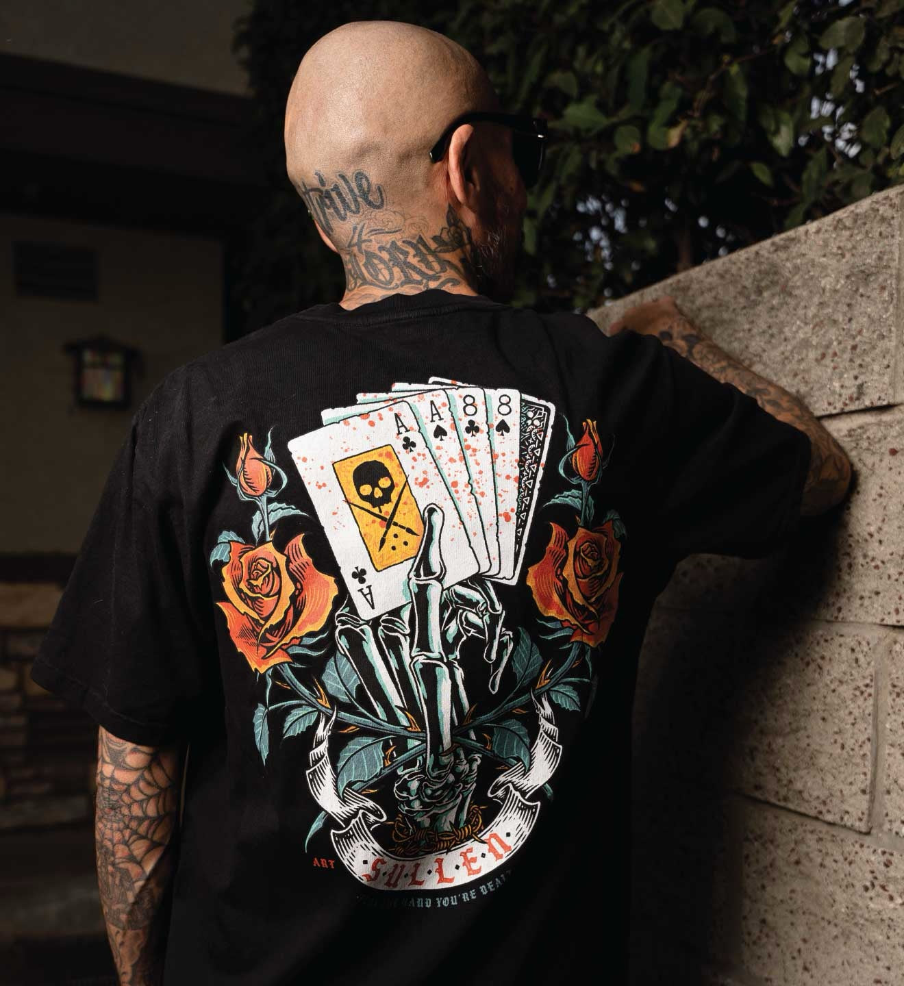 SULLEN CLOTHING ACES & EIGHTS PREMIUM T-SHIRT