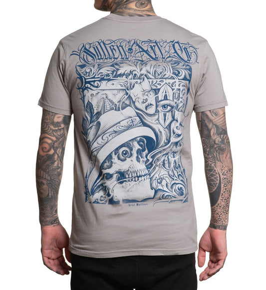 SULLEN CLOTHING URIEL MARTINEZ GREY PREMIUM T-SHIRT