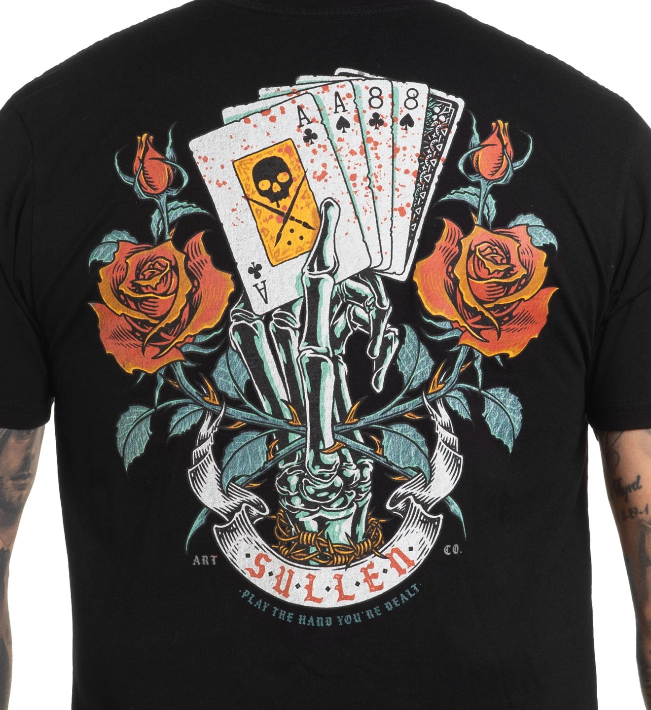 SULLEN CLOTHING ACES & EIGHTS PREMIUM T-SHIRT