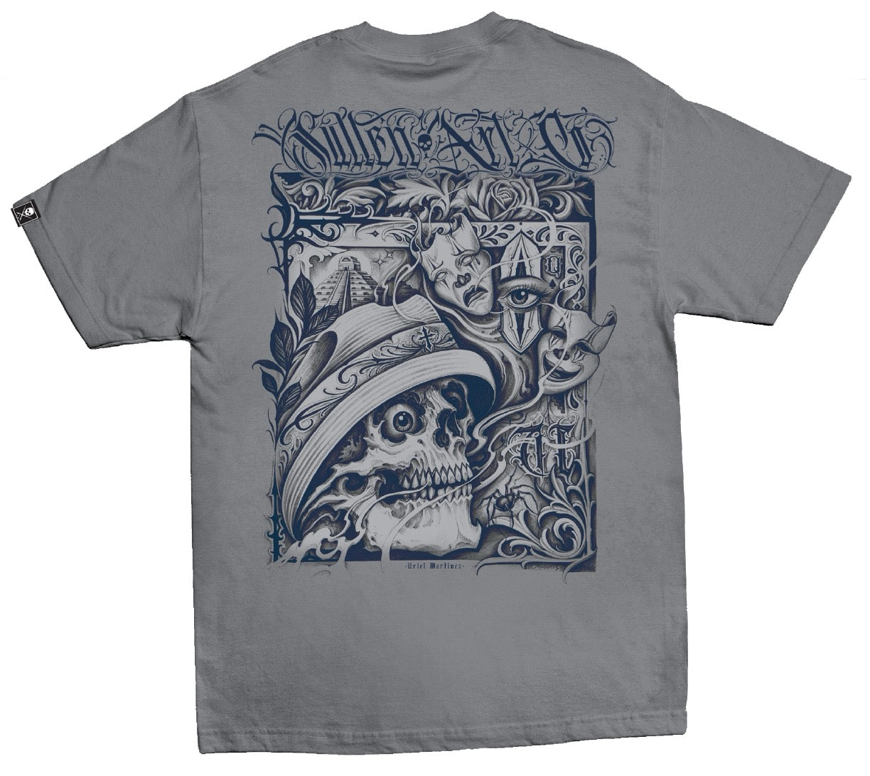SULLEN CLOTHING URIEL MARTINEZ GREY PREMIUM T-SHIRT