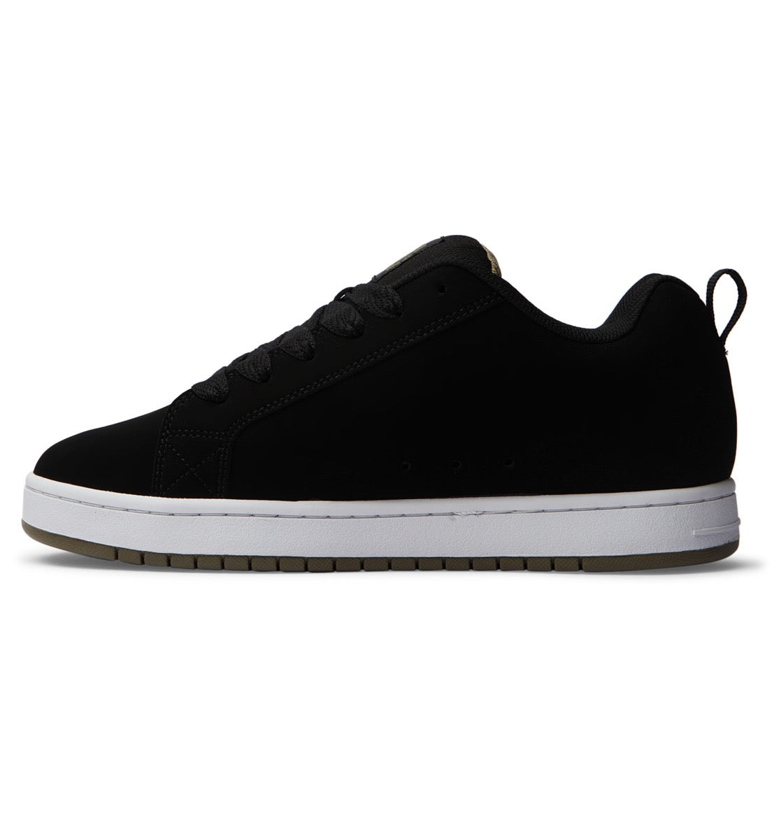 DC SHOES COURT GRAFFIK BLACK BLACK GREEN TRAINERS