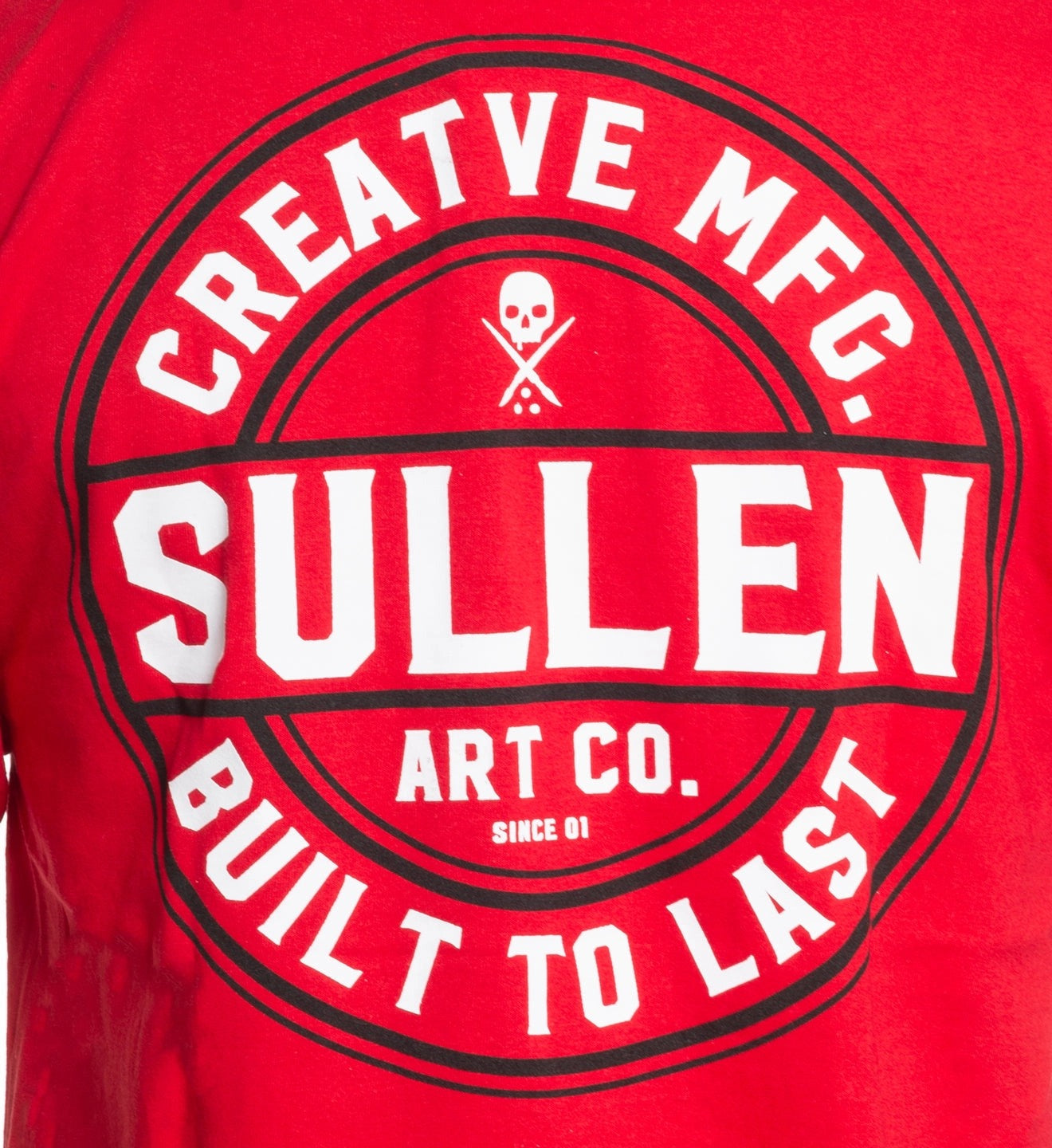 SULLEN CLOTHING CREATIVE CORP RED STANDARD T-SHIRT