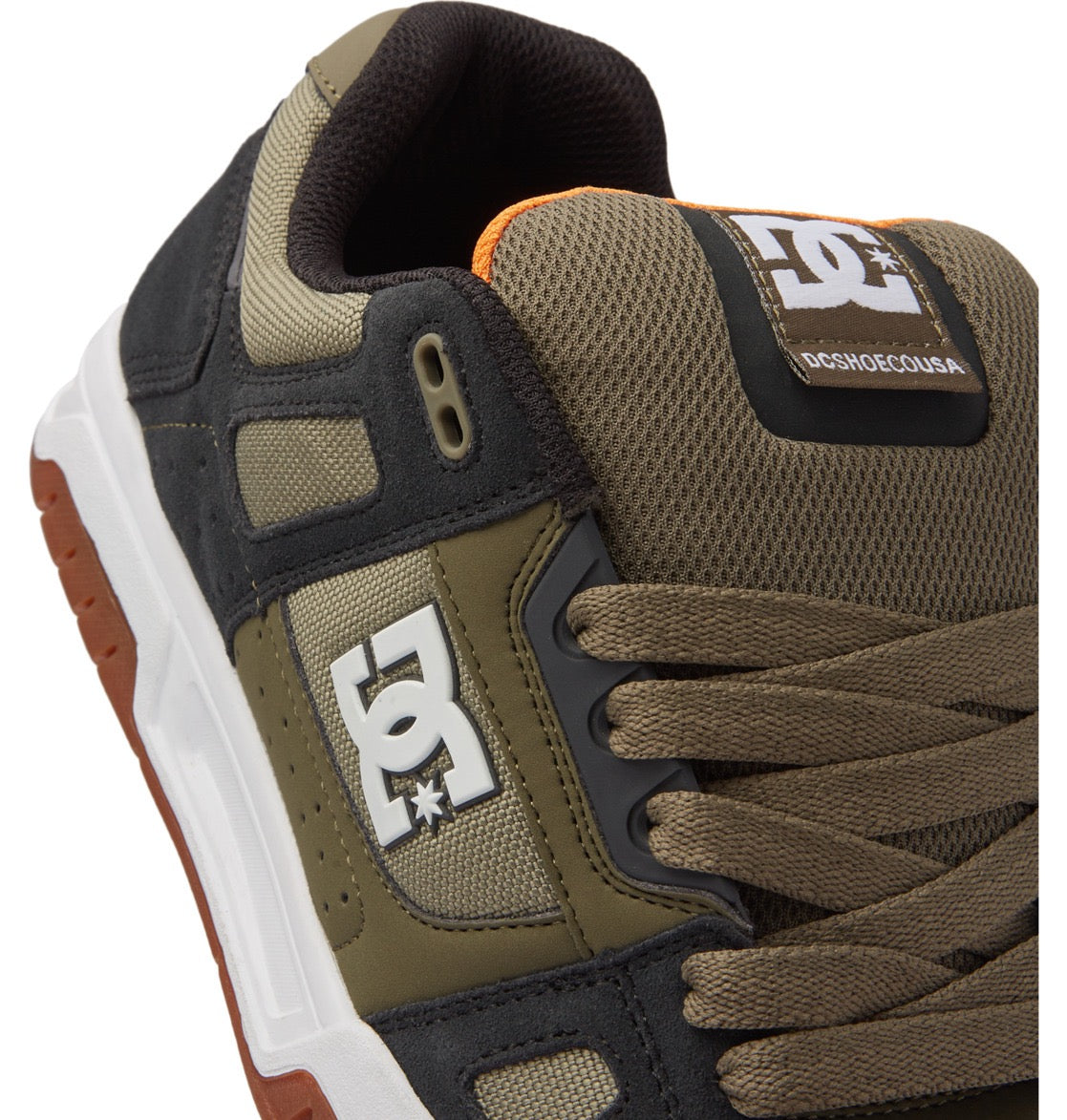 DC SHOES STAG ARMY OLIVE GREEN TRAINERS