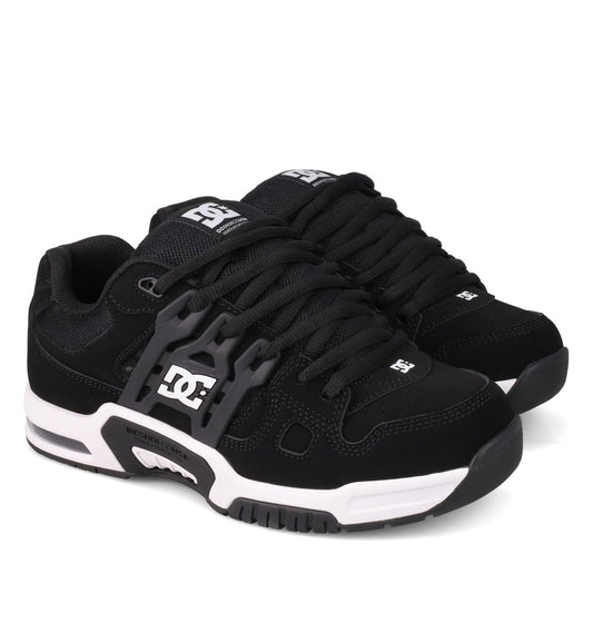 DC SHOES AT-2 BLACK WHITE TRAINERS