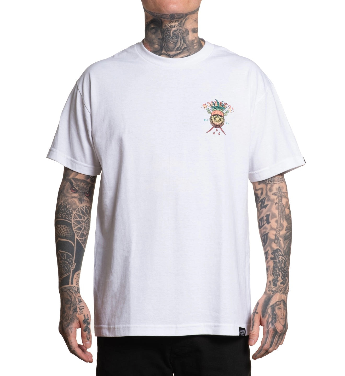 SULLEN CLOTHING CHOLOHA SURF CLUB WHITE STANDARD T-SHIRT