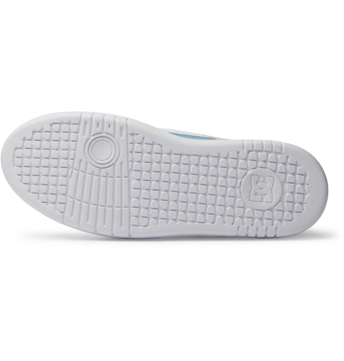 DC SHOES MANTECA 4 PLATFORM WHITE BLUE PINK LADIES TRAINERS (UK 4)