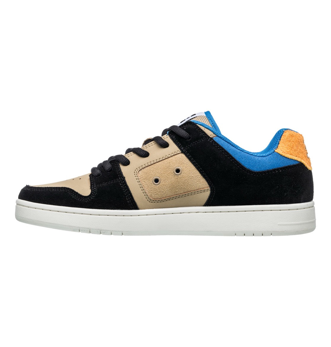 DC SHOES MANTECA 4 BLACK ORANGE BLUE TRAINERS