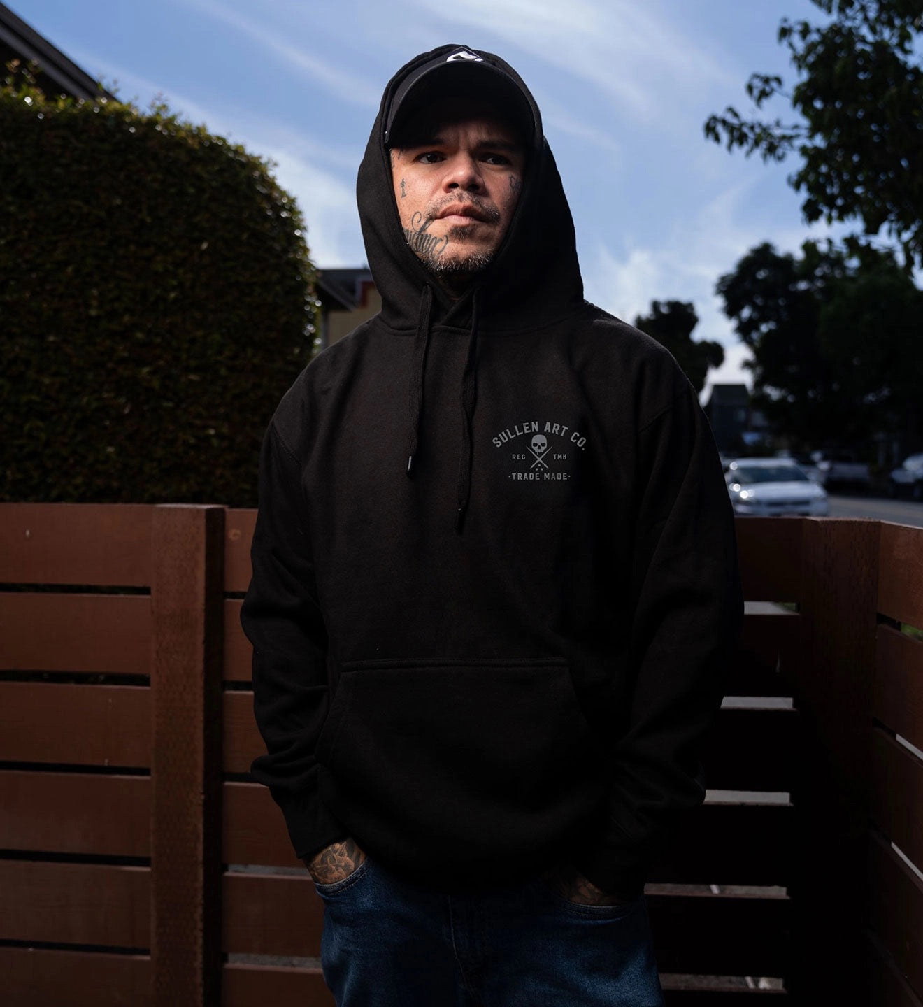 SULLEN CLOTHING ELEMENTAL PERFORMANCE BLACK PULLOVER HOODIE
