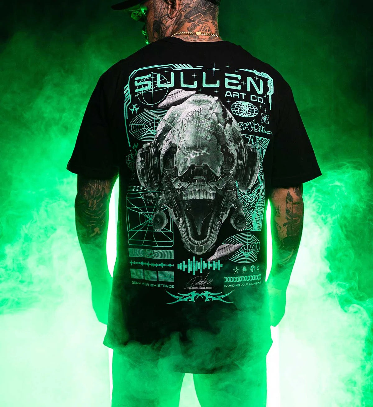SULLEN CLOTHING DRONE INVASION PREMIUM T-SHIRT