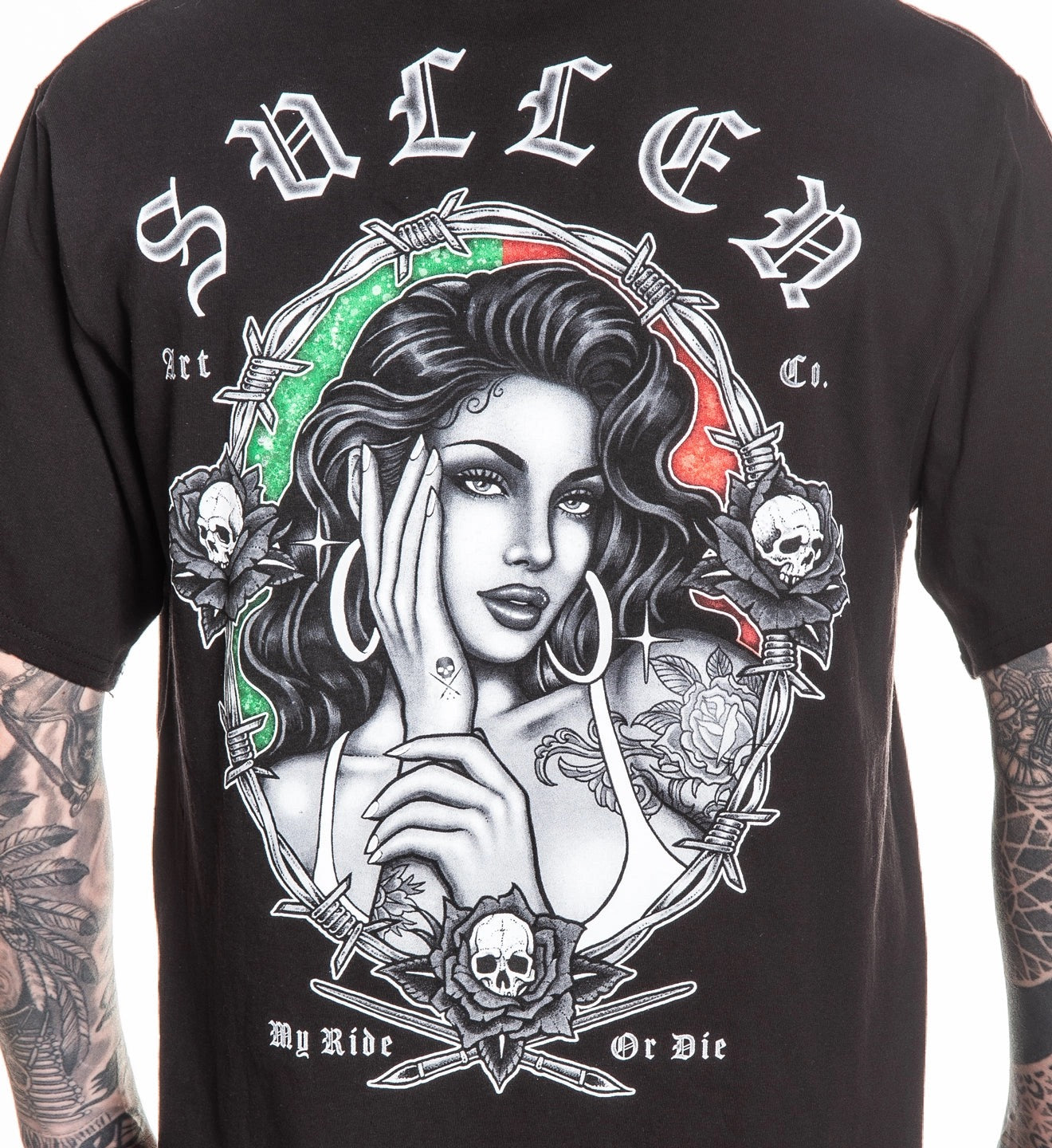 SULLEN CLOTHING MY RIDE OR DIE STANDARD T-SHIRT