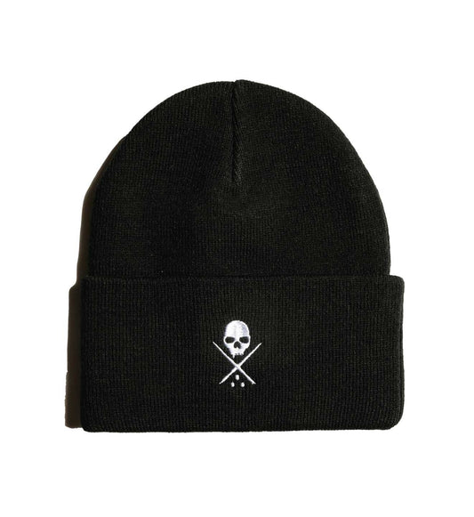 SULLEN CLOTHING MONOGRAM BLACK BEANIE HAT