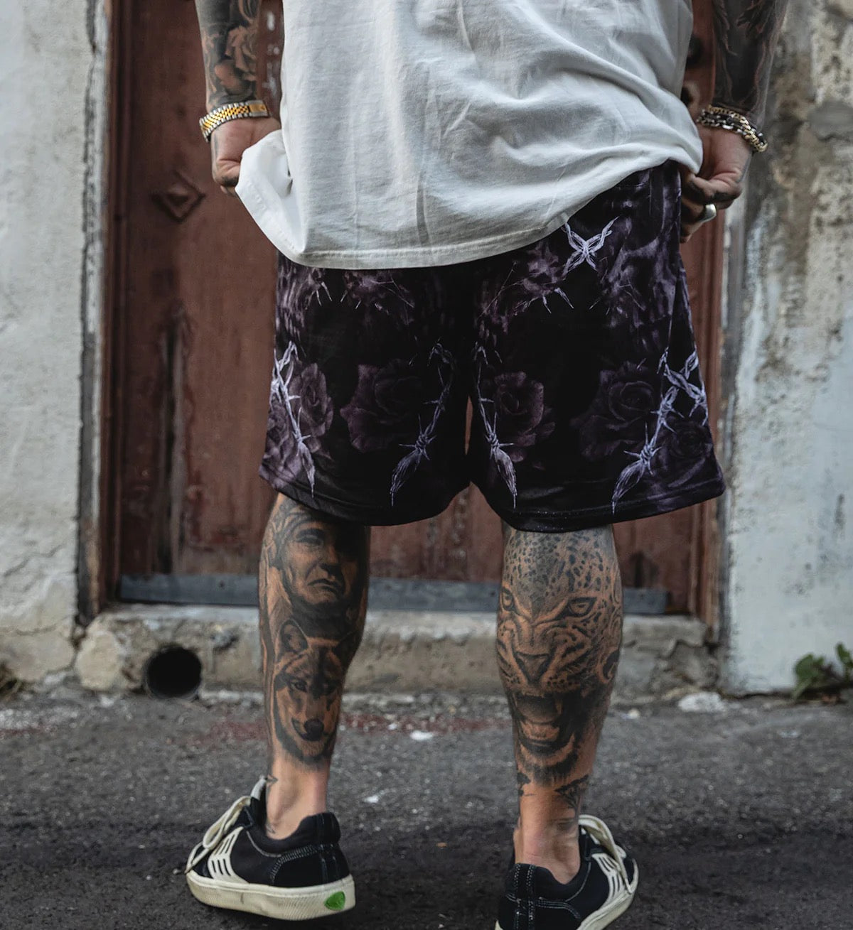 SULLEN CLOTHING THE DARKNESS MESH SHORTS