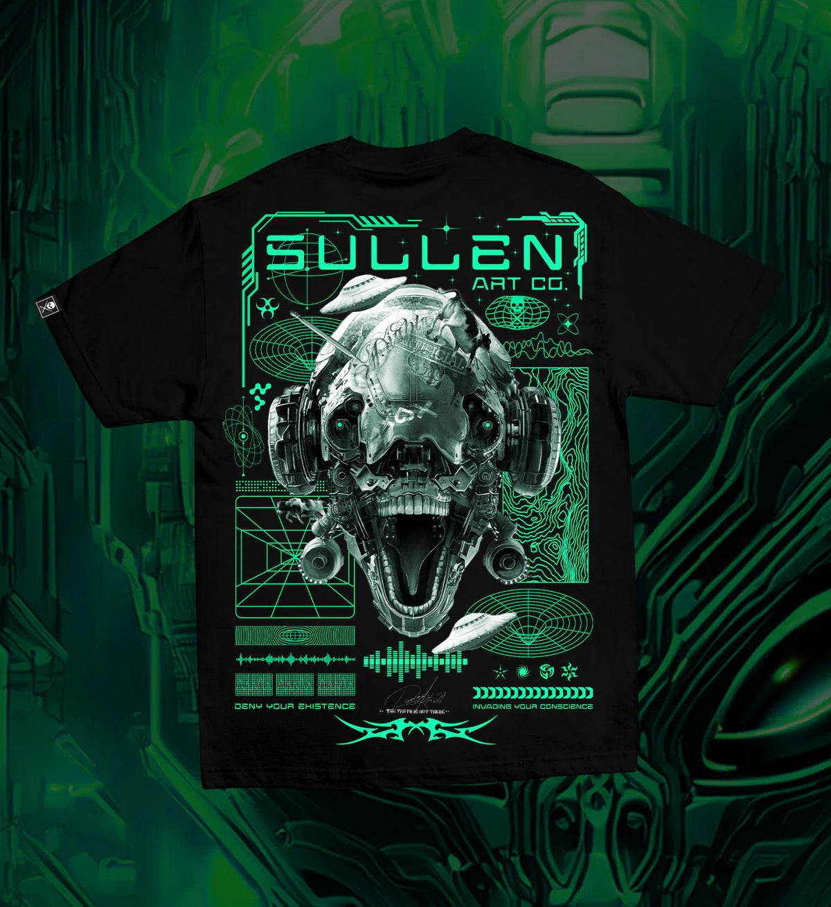 SULLEN CLOTHING DRONE INVASION PREMIUM T-SHIRT