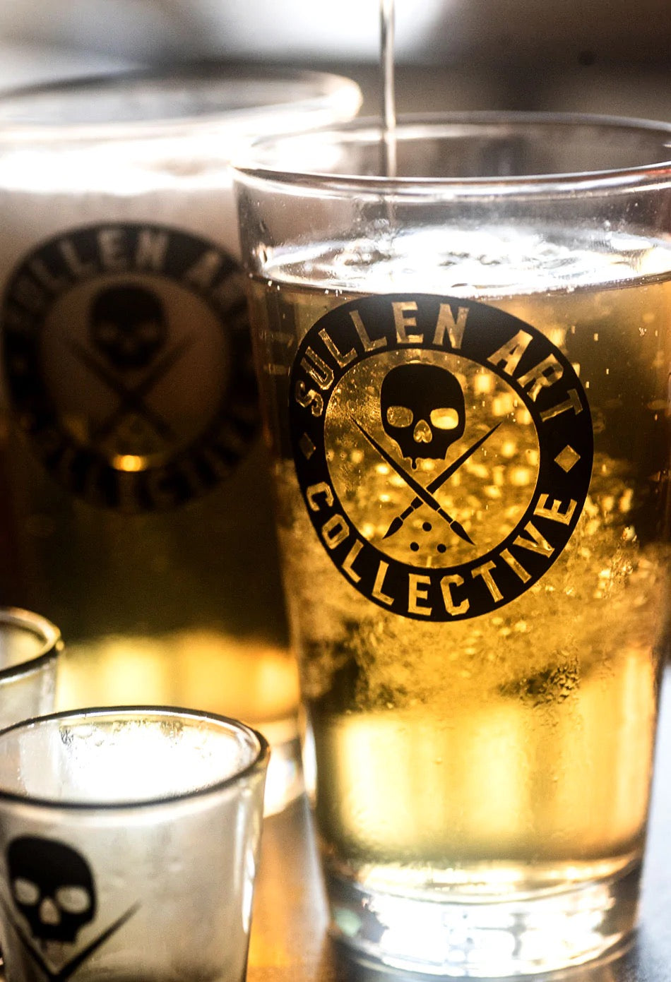 SULLEN CLOTHING BEER GLASS
