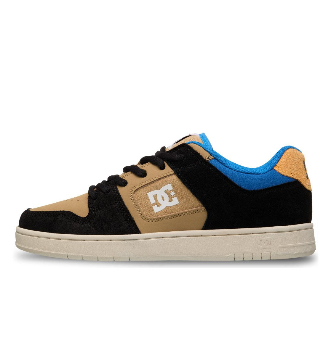 DC SHOES MANTECA 4 BLACK ORANGE BLUE TRAINERS