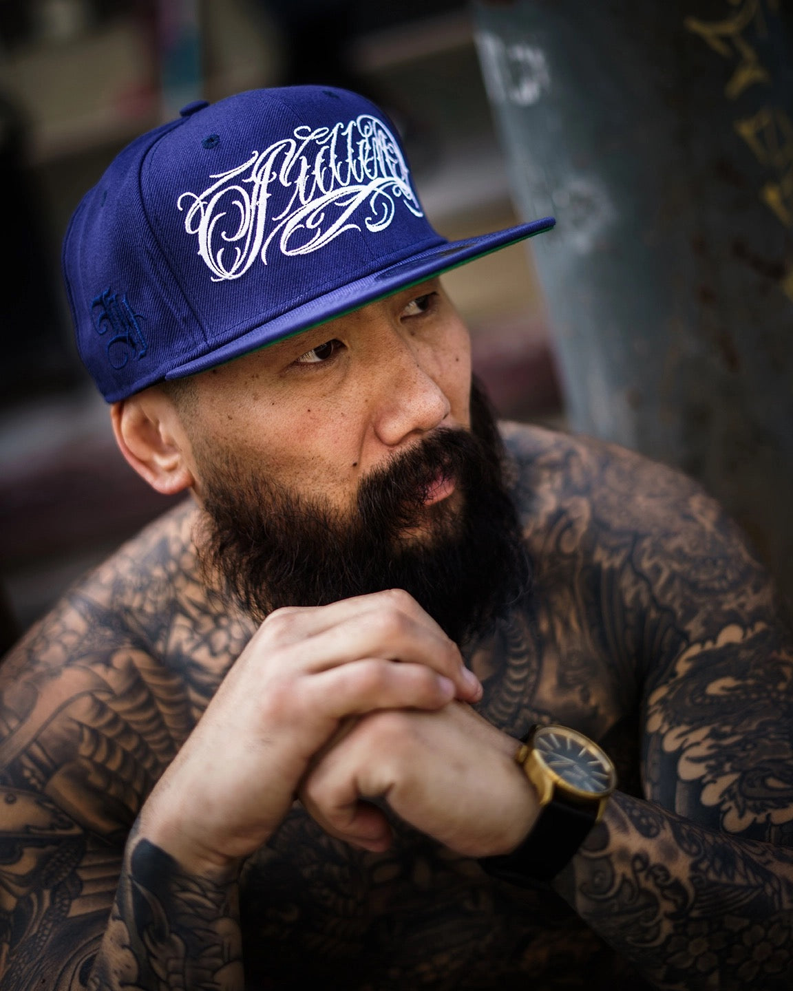 SULLEN CLOTHING LETTERHEADS #11 KMIN BROTHERHOOD @KMIN_BROTHERHOOD.KR SNAPBACK CAP + PIN BADGE