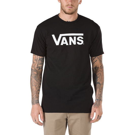 VANS CLASSIC LOGO BLACK & WHITE T-SHIRT