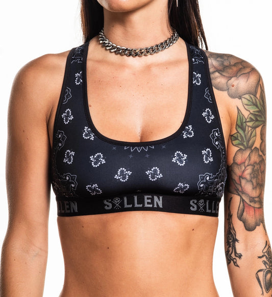 SULLEN CLOTHING PAISLEY BRALETTE
