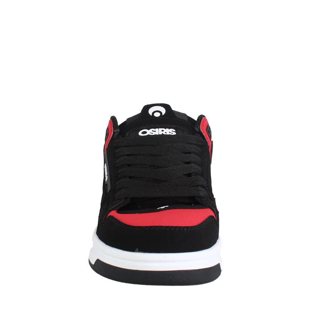 OSIRIS SHOES PERIL BLACK WHITE RED TRAINERS